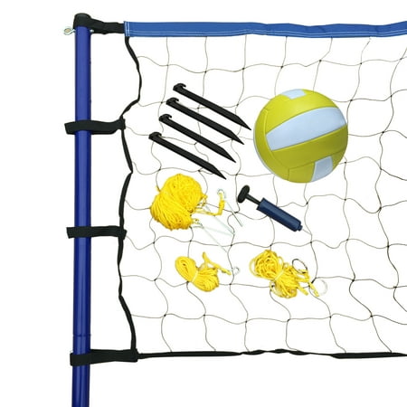 Hathaway Portable Volleyball Net, Posts, Ball & Pump