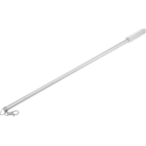 Drapery Pull Rod Curtain Wands Aluminum Accessory Adjustable Silver