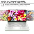 thumbnail image 3 of HP 14" Student-Laptop, Quad Core Intel Processor N150(Up to 3.6GHz) 16GB RAM 256GB Storage(128GB UFC + 128GB Ghost Manta SD Card) Computer Laptops with Wi-Fi 6 Win11 Willow Green, 3 of 6