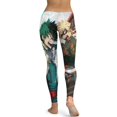 thumbnail image 4 of My Hero Academia Yoga Pants Women High Waisted Tummy Control Non See-Through Elastic Running Workout Yoga Leggings Pants, 4 of 7