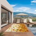 thumbnail image 3 of Maple Leaf Fall Outdoor Rug for Patio/Deck/Porch, Non-Slip Large Area Rug 3 x 5 Ft, Thanksgiving Fallen Leaves Autumn Rustic Indoor Outdoor Rugs Washable Area Rugs, Camping Rug Carpet Runner, 3 of 8
