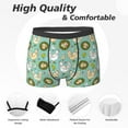 thumbnail image 2 of Men's Boxer Briefs, Cartoon Colorful Cute Chicken Soft Comfy Mens Underwear Boxer Briefs Breathable With Widen Waist, 2 of 7