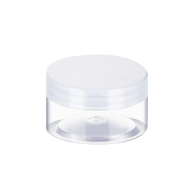 Tarro de crema facial DIY soportes de embalaje soporte de almacenamiento transparente sellado con tapa envase cosmético de plástico para salón Almacenamiento y organización del hogar Tipo 3 Bewildely HA062036-03