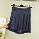thumbnail image 1 of Pantalones de dormir de color liso para mujer, finos, informales, de cinco cuartos, para el hogar, pijama, 1 of 4