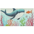 thumbnail image 2 of Whale Waterweed Fish 3 Ring Binders 1.5 inch Hardcover File Folders with Interior Pockets A4 Size Organizer for School Office Hospital Set of 2, 2 of 8
