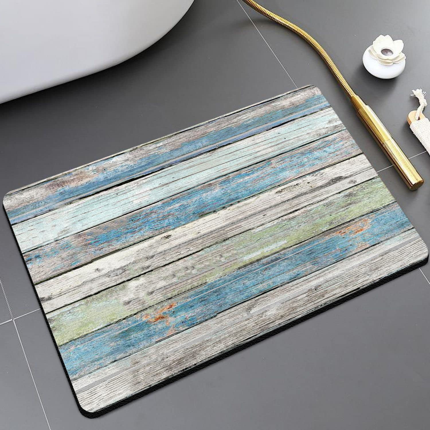 2 Piece Sunflower Kitchen Rugs for Kitchen Decor Non Slip Black Kitchen