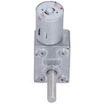thumbnail image 5 of Worm Gear Motor Silent Durable Wearproof Rustproof High Thermal Conductivity Low Corrosion Resistant Low Speed Gear ReducerDC12V 6RPM, 5 of 5