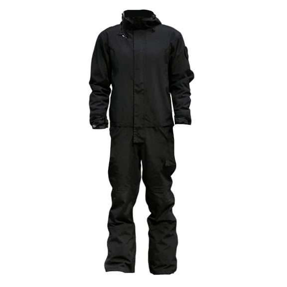 Snowsuit Waterproof Windproof for Adults/Men/Women Great for Snowboarding, Skiing, Skating, Mountaineering, Traveling, Camping, Hiking Black S