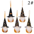 thumbnail image 3 of Halloween Hanging Gnome Handmade 5PCS Swedish Gnome Holiday Tree Gnome Decor, 3 of 10