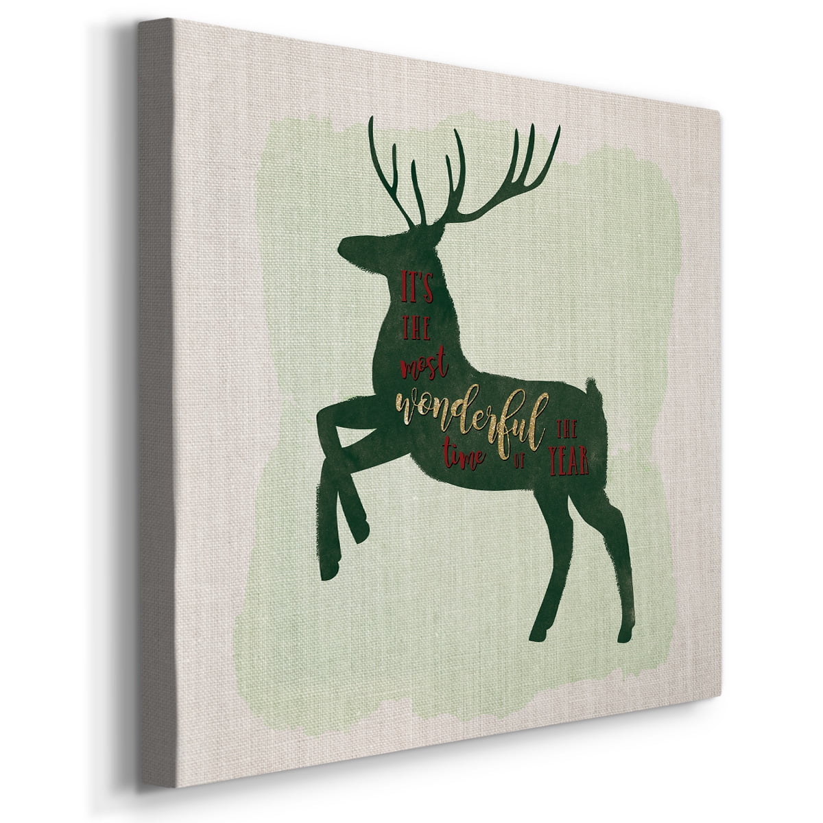 Reindeer Run- Gallery Wrapped Canvas
