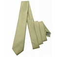thumbnail image 3 of Mens Sage Formal Satin Self-Tie Necktie in a Variety of Colors by Spencer Js Signature Satin Collection, 3 of 3