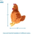 thumbnail image 4 of Juguetes de Peluche para Perros Best Pet Supplies café Pollo Arrugado para Juegos interactivos, 4 of 5