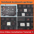thumbnail image 1 of Replacement Keycap Key cap &Scissor Clip&Hinge For ASUS GL752 GL752V GL752VL GL752VW GL752VWM ZX70 ZX70VW G58 G58JM Keyboard 4 Keycap, 1 of 5