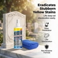 thumbnail image 4 of Fast-Acting Headstone Restoration & Cleaning Spray, Headstone Cleaner for Graves & Memorials, Granite Cleaner, Tombstone & Monument Cleaning Spray, Gentle Stone Care Formula 100ml/3.4oz (1Pc), 4 of 9