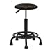 thumbnail image 3 of Studio Designs Retro Wood Top Pneumatic Adjustable Stool, Distressed Black, 3 of 12