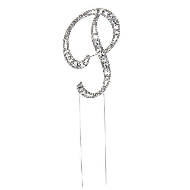Pastel de de la Diamante Del a-Z , P Yuyangstore topper de la torta de la letra del alfabeto