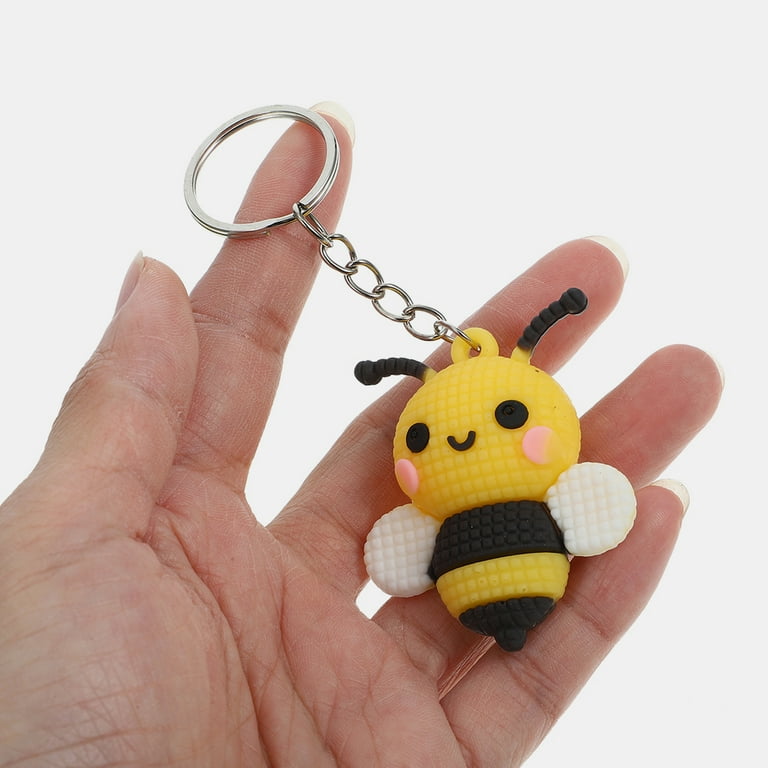 Keboyoe 30 Pièces Abeille Porte-clés Pendentif D'abeille Porte-clés Porte-clés Abeille Keychains Pour Articles Spéciaux Pour Fêtes D'enfants, Remplissage De Sac D'anniversaire Pour Enfants