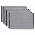 thumbnail image 1 of Design Imports DII Mineral Eco-Friendly Chambray Fine Ribbed Placemat 6 Piece, 1 of 4