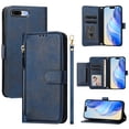 thumbnail image 3 of Funda para iPhone 8 Plus/7 Plus/6 Plus Cartera de Mano con Cremallera y Correa Cruzada Desmontable, 3 of 5