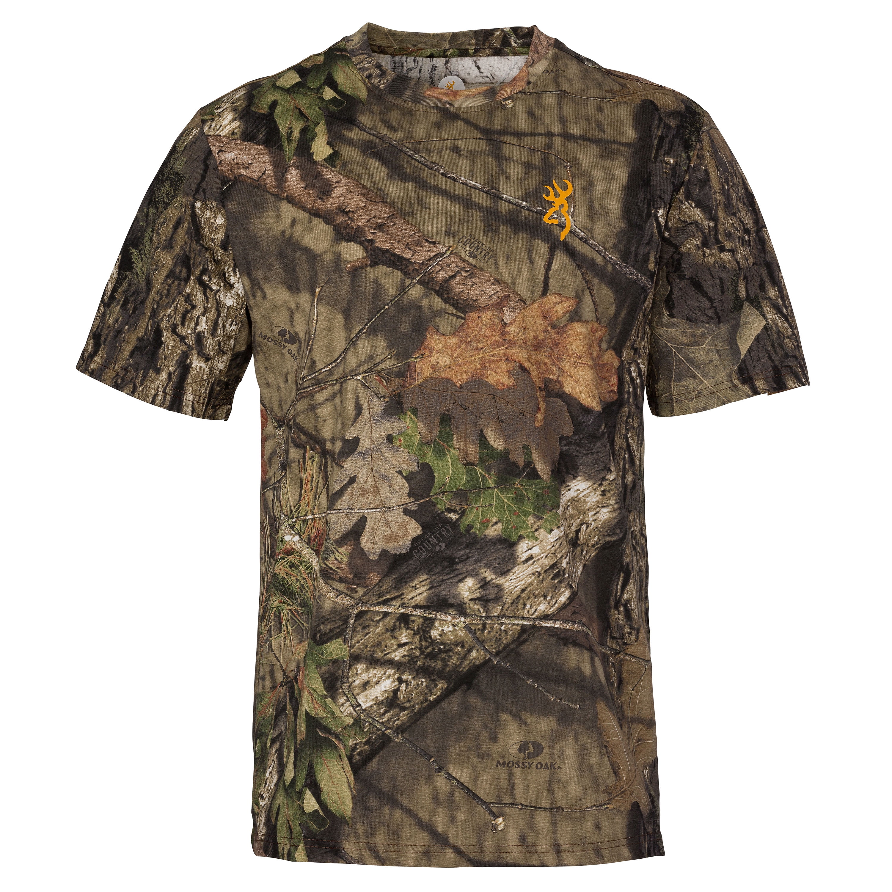 Browning Wasatch-CB Short Sleeve T-Shirt Mossy Oak - Walmart.com