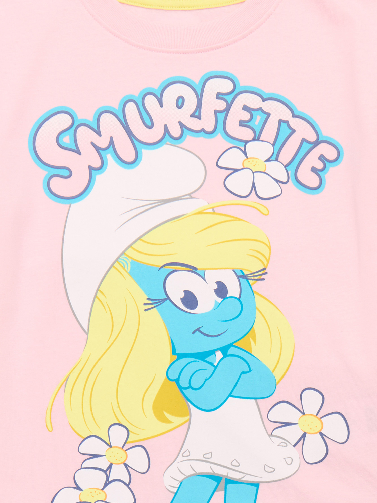 Smurfs Toddler Girls Smurfette Graphic Tee and Bike Shorts Set, 2-Piece, Sizes 2T-5T