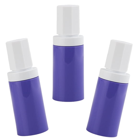 FOMIYES Set of 3 Refillable Airless Pump Bottles for Travel, Vacuum Seal Cosmetic Containers