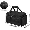 thumbnail image 3 of NCY Tactical 12" Tool Tote for Men, Wide Mouth Tool Bag, Collapsible Tool Tote, Heavy Duty Tool Tote Bag For Men/Women, Portable Electrician Tool Organizer Handbag (Black), 3 of 8