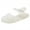 White, variant on Jelly Sandals for Girls Toddler Kids Princess Summer Dress Fisherman Gladiator Beach Flat Sandals