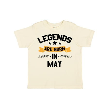 

Inktastic Legends Are Born in May Gift Toddler Boy or Toddler Girl T-Shirt