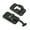Black Right button, variant on Door Retainer Catch Trailer Door Stop Hook Anti Travel Accessories