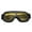 Yellow, variant on Retro Outdoor Motocross Off-Road Riding UV protection Windproof Sand-proof Motorcycle Adjustable Glasses Goggles
