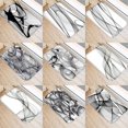 thumbnail image 2 of 1 Pcs 40x60cm Black White Geometric Pattern Anti-Slip Carpet Door Mat Doormat Outdoor Kitchen Living Room Floor Mat Rugs, 2 of 6