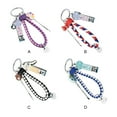 thumbnail image 4 of Women Fashion Keychain with Pendant Personalized Nail Clippers Keyring Portable Key Chain Keys Jewelry Accessory Purple Pink Type 1, 4 of 7