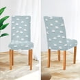 thumbnail image 3 of Yayeee 2 Pack Dining Chair Covers Stretch Parson Chairs Slipcovers Seat Protector, Simple Sheep Pattern, 3 of 6