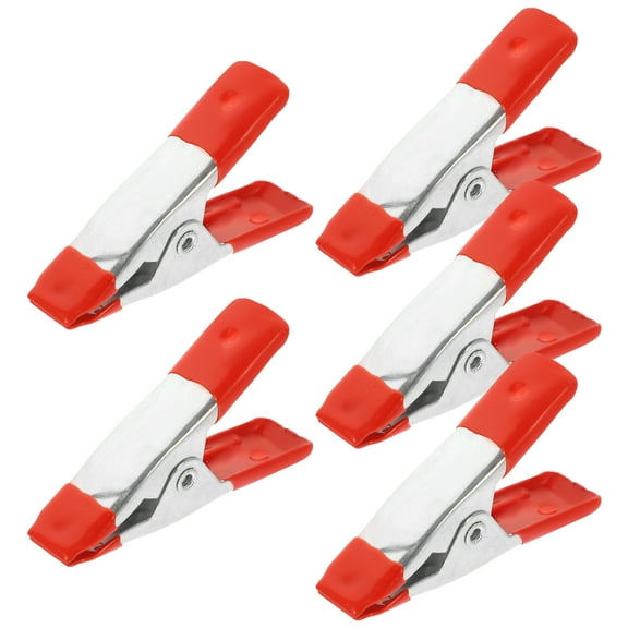 5 pcs Small Spring Clips Metal Woodworking Spring Clamps Heavy Duty Spring Clips