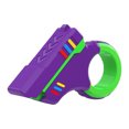 thumbnail image 1 of EDC Fidget Slider Magnetic Push Fidget Juguete Regalo para Adultos (Zanahoria Púrpura), 1 of 9