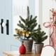 thumbnail image 1 of Ramitas navideñas doradas y rojas con frutas artificiales - Corona de ratán de 30 cm, accesorio decorativo DIY para árbol y decoración navideña, 1 of 6