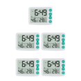 thumbnail image 1 of Kearding Alarma digital de escritorio Ángulo de plástico ajustable Proyector de 7,48 pulgadas Reloj Interior Dormitorio Oficina Hotel Higrómetro Type2 NO2 Kearding CBP435213, 1 of 5