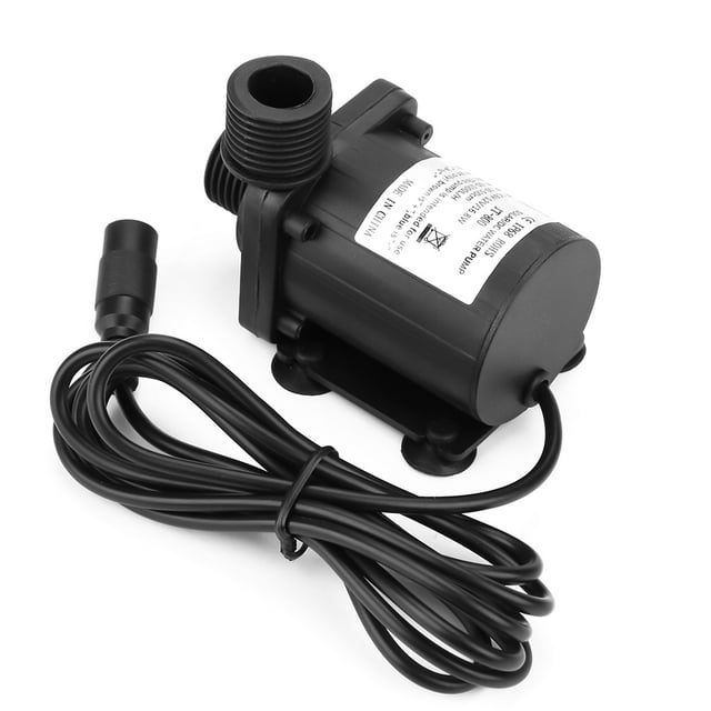 Mini bomba de agua de refuerzo de bajo ruido sin escobillas de CC de 12 V -40 ℃ ~ 100 ℃