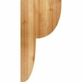 thumbnail image 3 of 6"W x 12"D x 24"H Crestline Rough Sawn Corbel, Western Red Cedar, 3 of 9