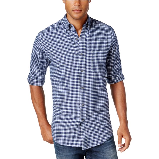 Camisa con Botones John Ashford Hombre Grande y Alto Azul XXL