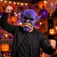 thumbnail image 5 of Mask Yellow Monster Creature Latex Halloween Mask 13 X 13 Inch for Halloween Party Accessory, 5 of 6