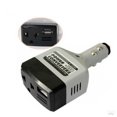 thumbnail image 1 of Car Power Converter Inverter 12V/24V for 220V Adapter Charger Car Cigarette Lighter Socket Power+USB Converter, 1 of 4