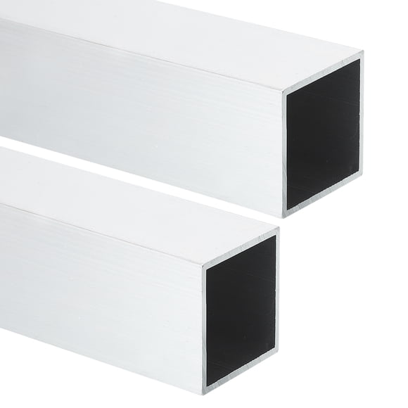 Uxcell 6063 Aluminum Square Tubing,2.36"x2.36"x14" Long 0.08" Wall Thick 2pcs