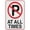 Warning Sign 3, variant on No Parking Fire Hydrant Reflective Aluminum Metal Signage - 8"x12", With Symbol, Weatherproof - Street, Fire Hydrant, Emergency Zone, Public Area