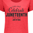 thumbnail image 4 of Inktastic Celebrate Juneteenth Women's Plus Size T-Shirt, 4 of 5
