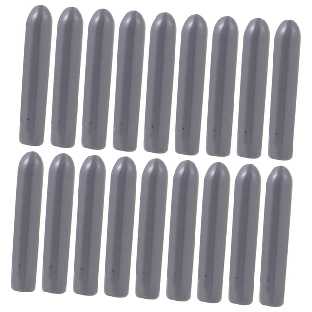 KONTONTY 100pcs Dishwasher Rack Tip Covers Dark Grey Rubber Dishwasher Rack Replacement