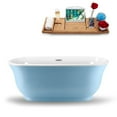 thumbnail image 1 of 59" Streamline N-662-59FSBLU-FM Freestanding Tub and Tray With External Drain, 1 of 2