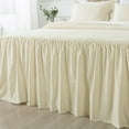 thumbnail image 4 of JML Queen Ruffle Skirt Bedspread Set,3 Piece Ruffled Polka Dot Bedspread with 30" Drop, 4 of 6