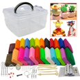 thumbnail image 3 of 24 Colors Soft Polymer Clay Set Oven Bake DIY Air Dry Modeling Tools Kids Toy, 3 of 5